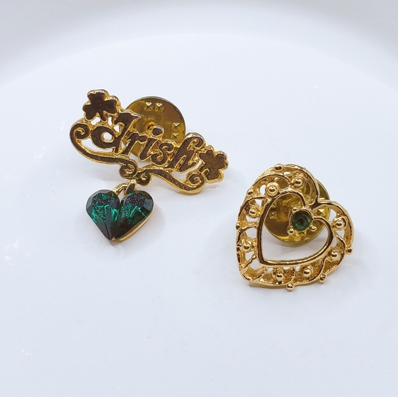 2 Luck of the Irish Tack Pins - Picture 6 of 7